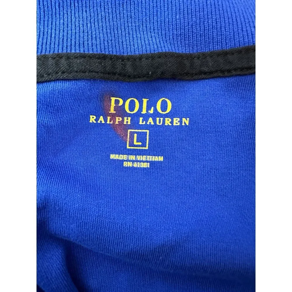 Polo Ralph Lauren Performance‎ 100% Cotton Full Zip Track Jacket Men's Large